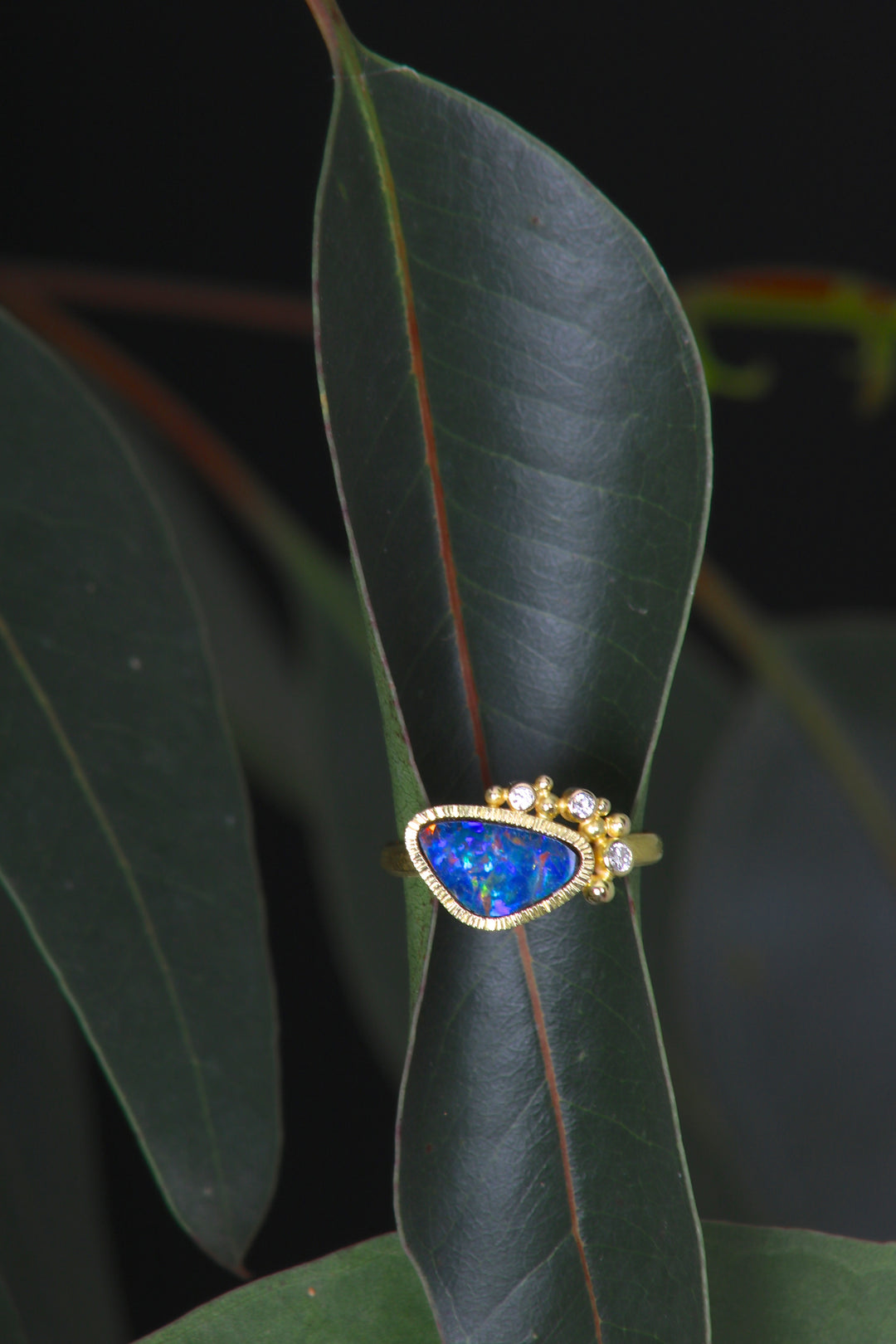 Opal and Diamond Ring (09620)