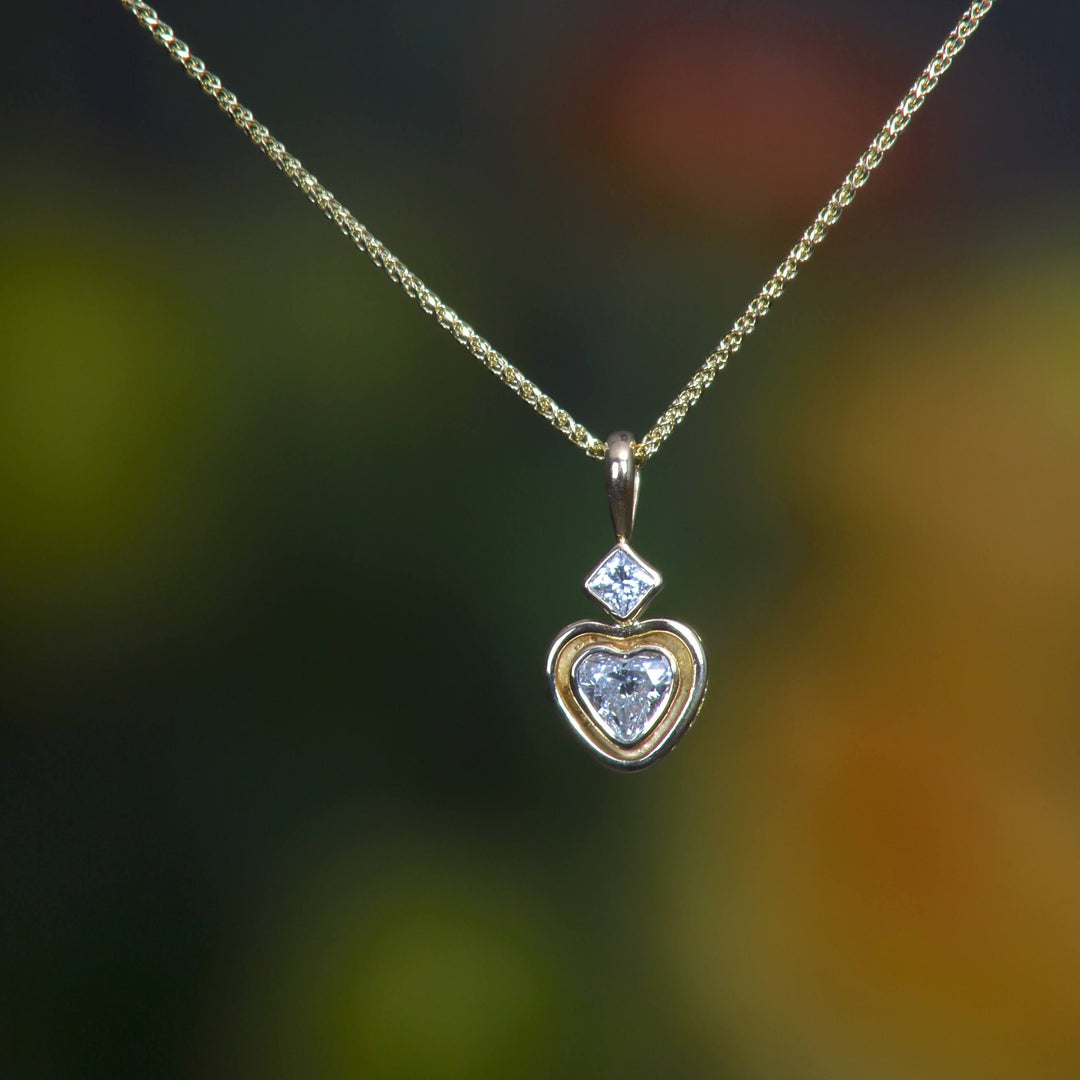 Diamond Heart Pendant (09861)