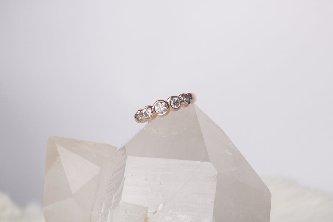 Rose Gold Engagement Ring 04744 - Ormachea Jewelry