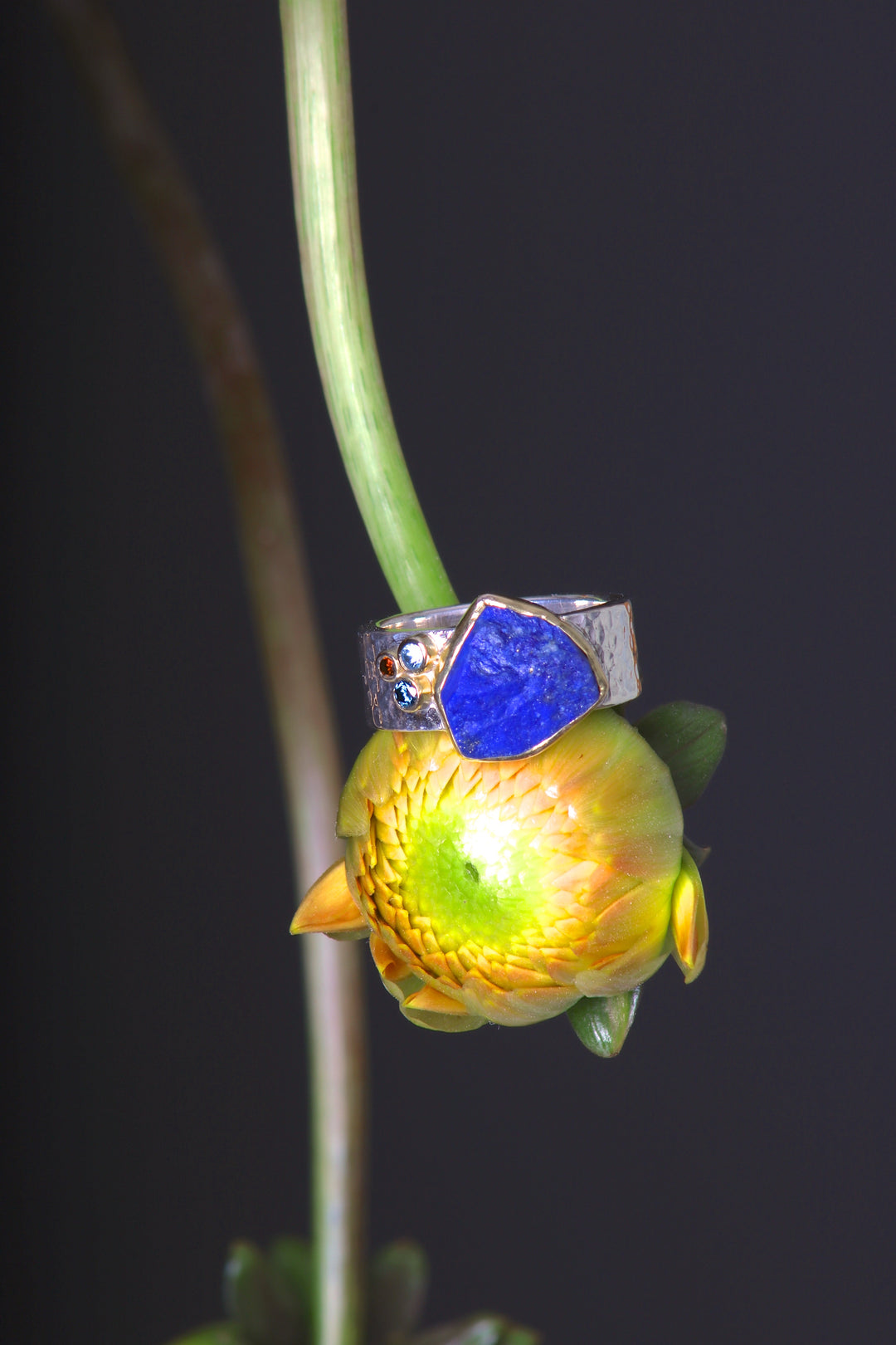 Lapis Lazuli Ring (08489) - Ormachea Jewelry