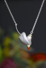 Load image into Gallery viewer, Carnelian Drop Pendant Necklace (09184)
