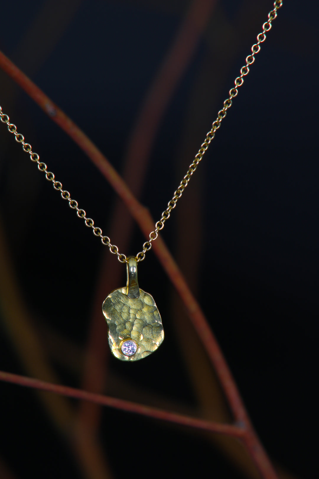 Organic Shaped Flat Pendant (B435)