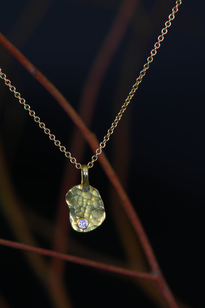 Organic Shaped Flat Pendant (B435)