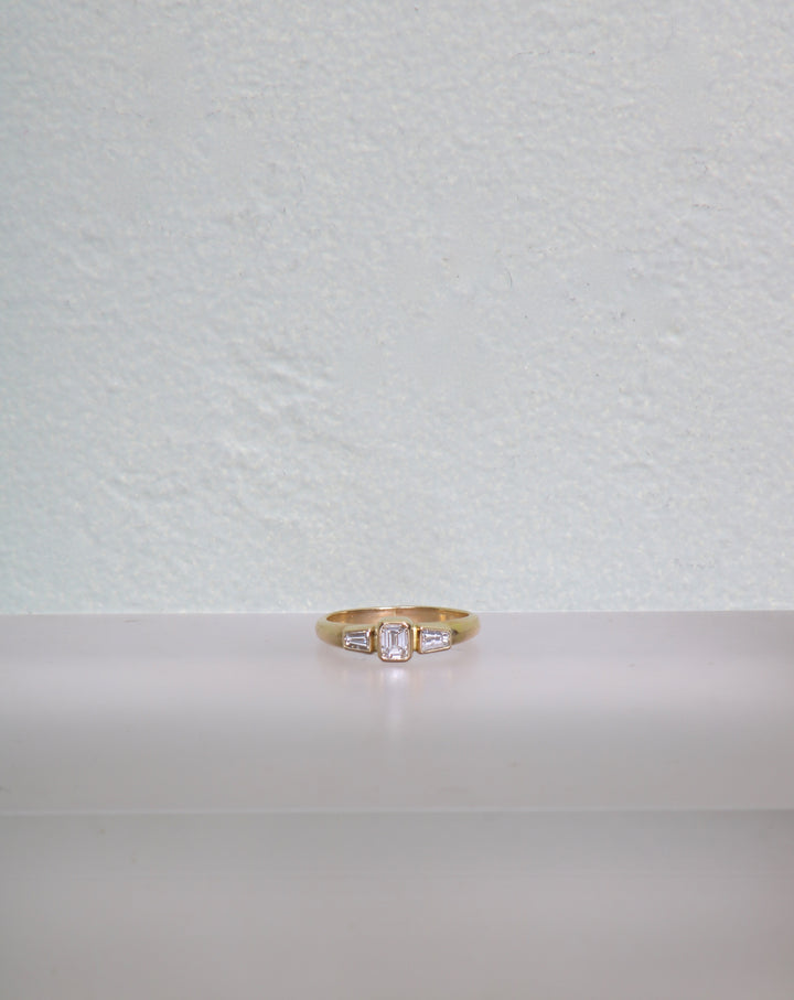 Emerald Cut Diamond Ring (B161)