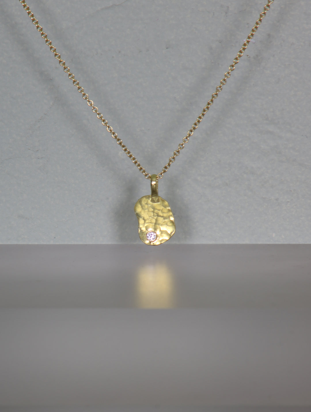 Organic Shaped Flat Pendant (B435)