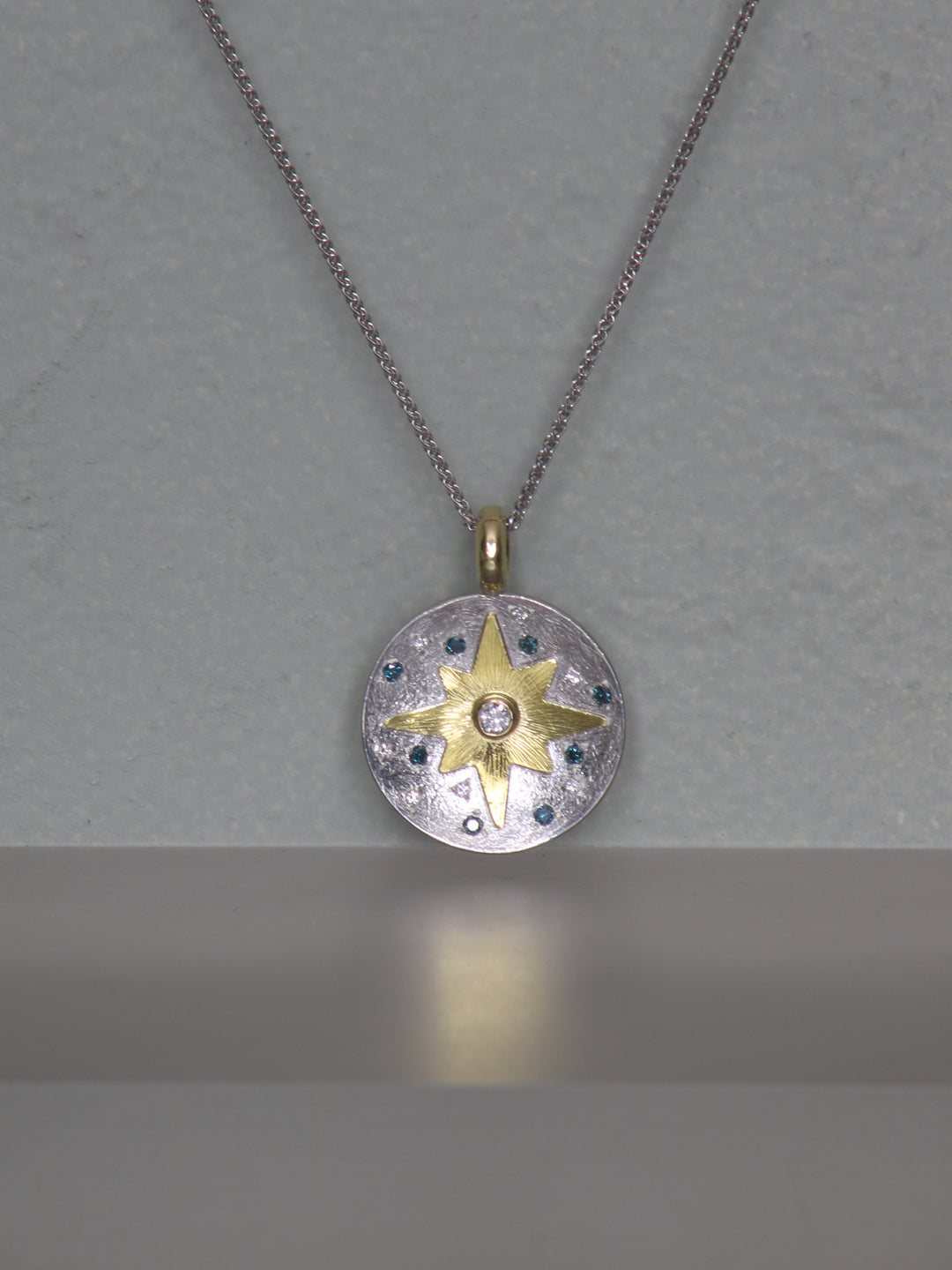 North Star Diamond Pendant (B429)