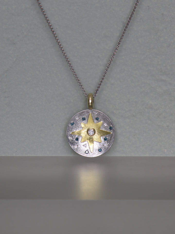 North Star Diamond Pendant (B429)
