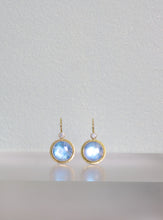 Load image into Gallery viewer, Moonstone and Diamond Earrings (09161)
