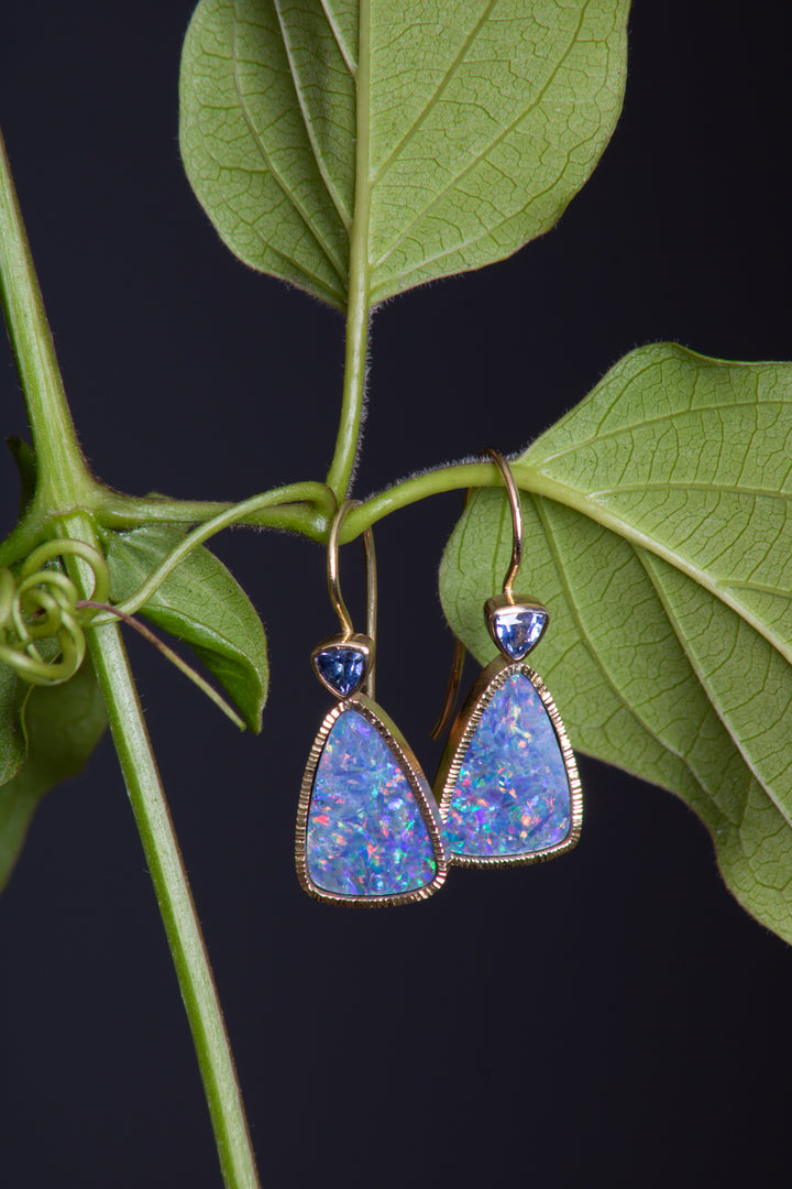 Opal Drop Earrings (B476)
