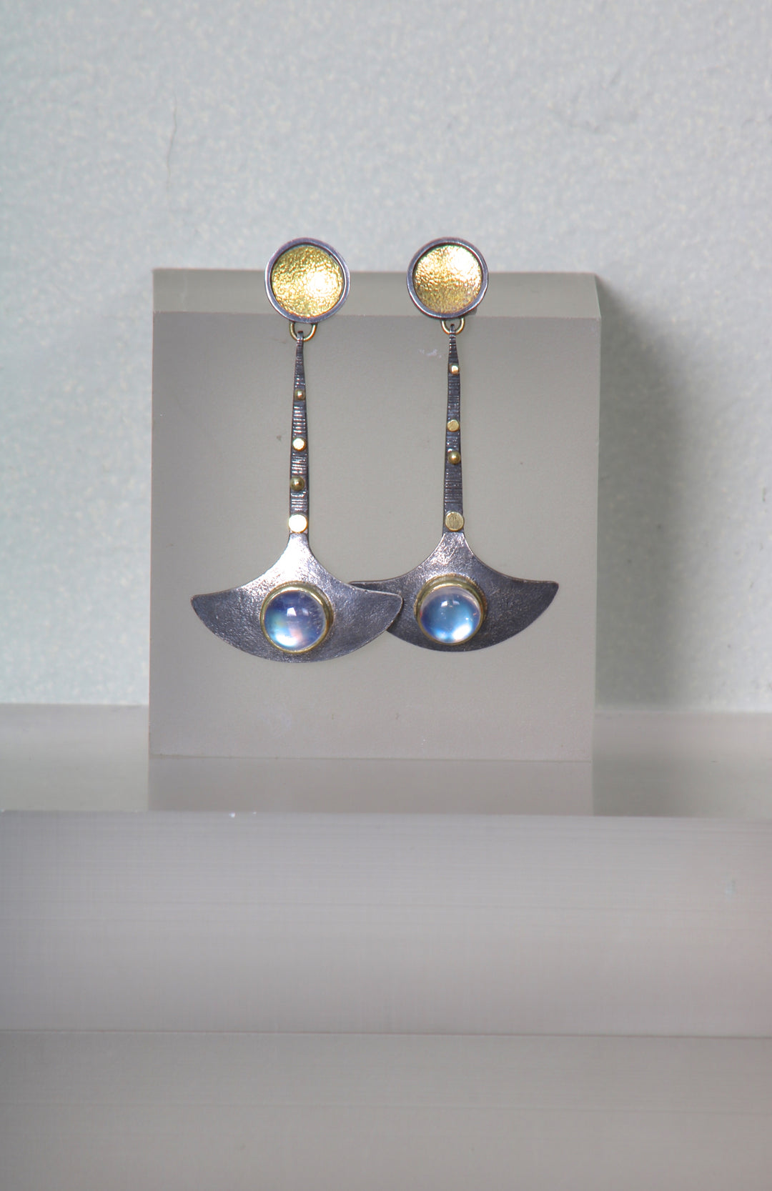Tumi Inspired Moonstone Earrings (09800)