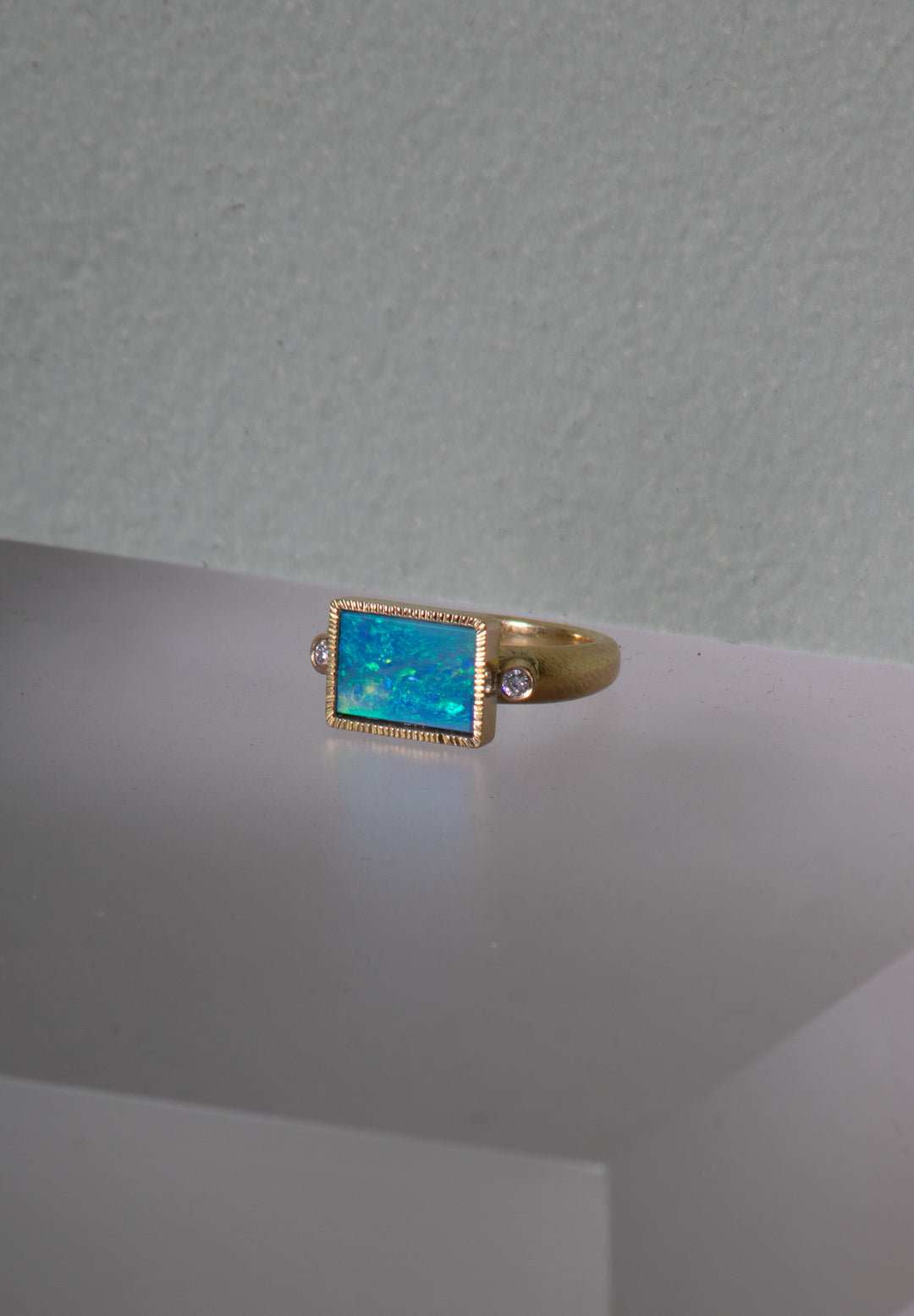 Opal Gold Ring (B475)