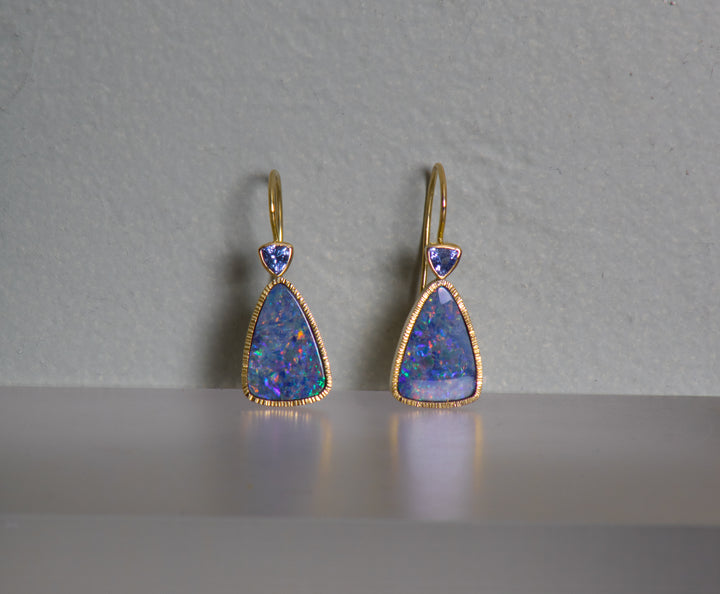 Opal Drop Earrings (B476)