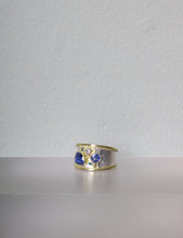 Load image into Gallery viewer, Rose Cut Blue Sapphire Ring (09296)
