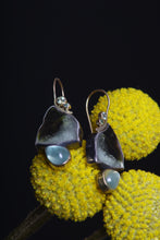 Load image into Gallery viewer, Tourmaline Slice Earrings (09407)
