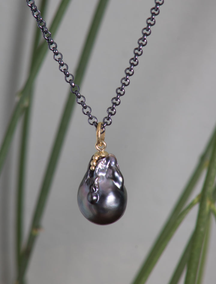 Baroque Tahitian Pearl Pendant (B646)