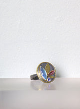 Load image into Gallery viewer, Mixed Metal and Gemstone Ring (09145)
