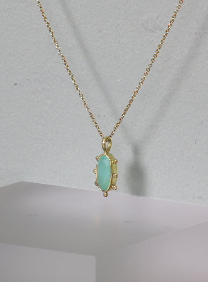 Chrysoprase Pendant (B290)