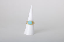 Load image into Gallery viewer, Peruvian Opal and Diamond Ring 06371 - Ormachea Jewelry
