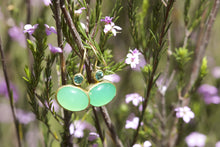 Load image into Gallery viewer, Chrysoprase and Apatite Earrings 05847 - Ormachea Jewelry
