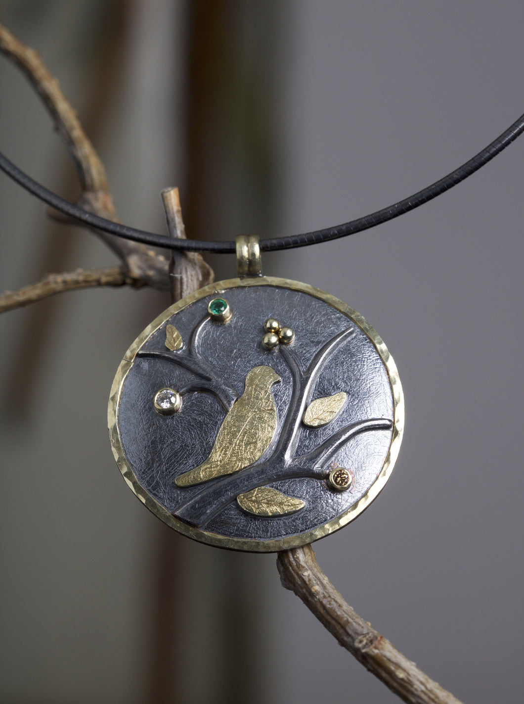 Bird Pendant 05985 - Ormachea Jewelry