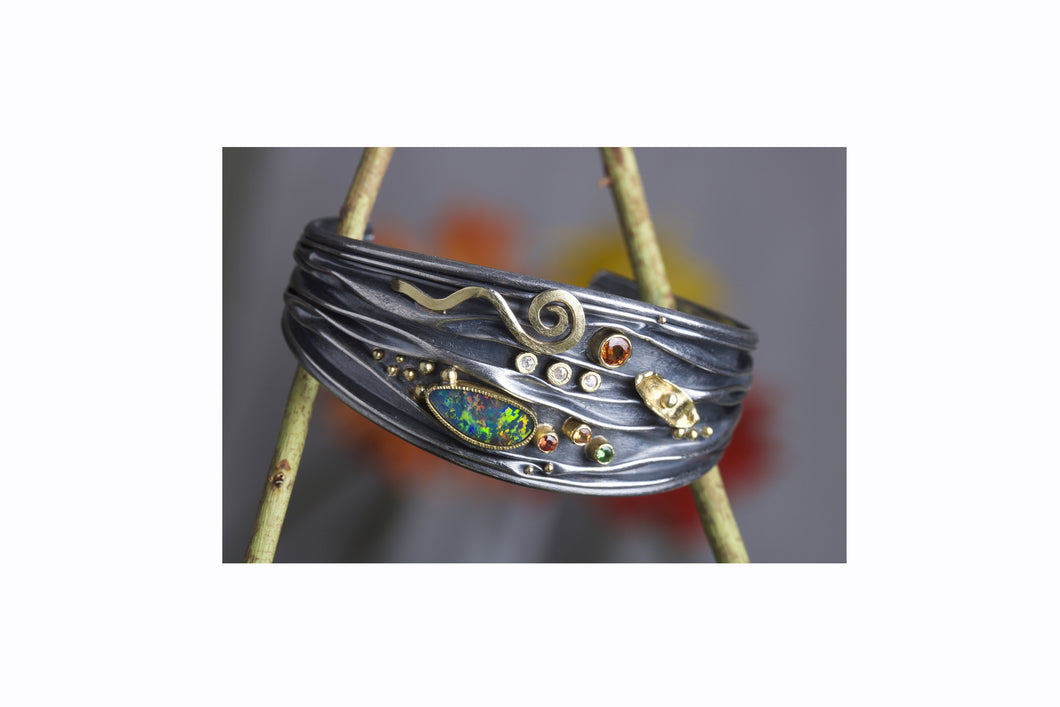 Mixed Gemstone Bracelet 06484 - Ormachea Jewelry