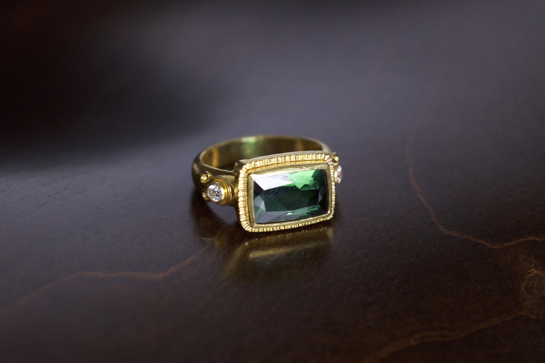 Tourmaline Ring 04801 - Ormachea Jewelry