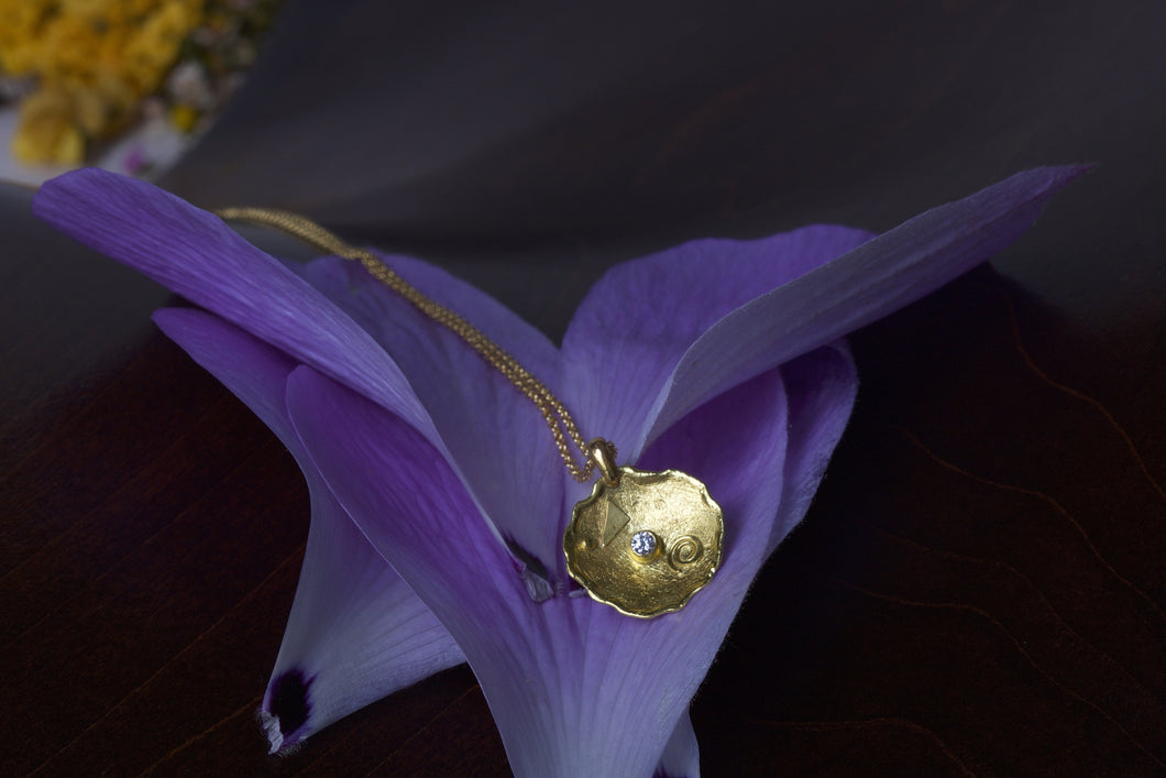 Diamond Pendant 04826 - Ormachea Jewelry