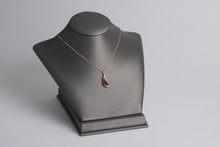 Load image into Gallery viewer, Rubellite Slice Pendant 06013 - Ormachea Jewelry
