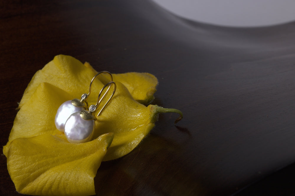 Pearl Earrings 04827 - Ormachea Jewelry