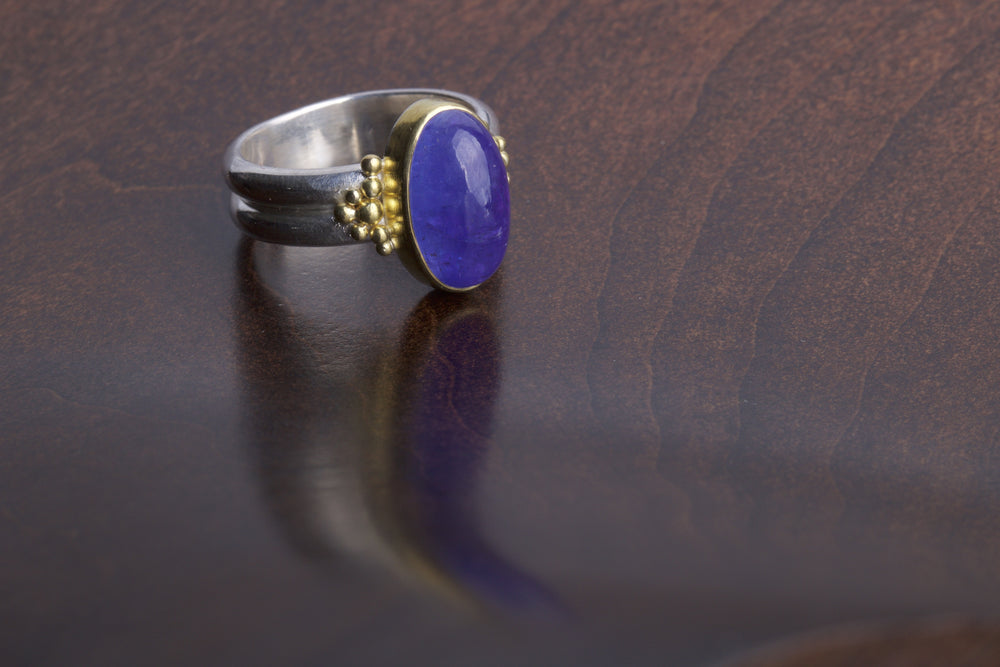 Tanzanite Ring 06839 - Ormachea Jewelry