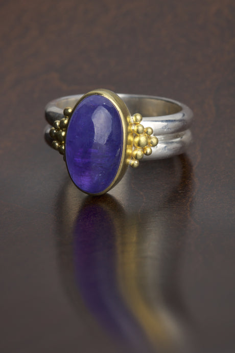 Tanzanite Ring 06839 - Ormachea Jewelry