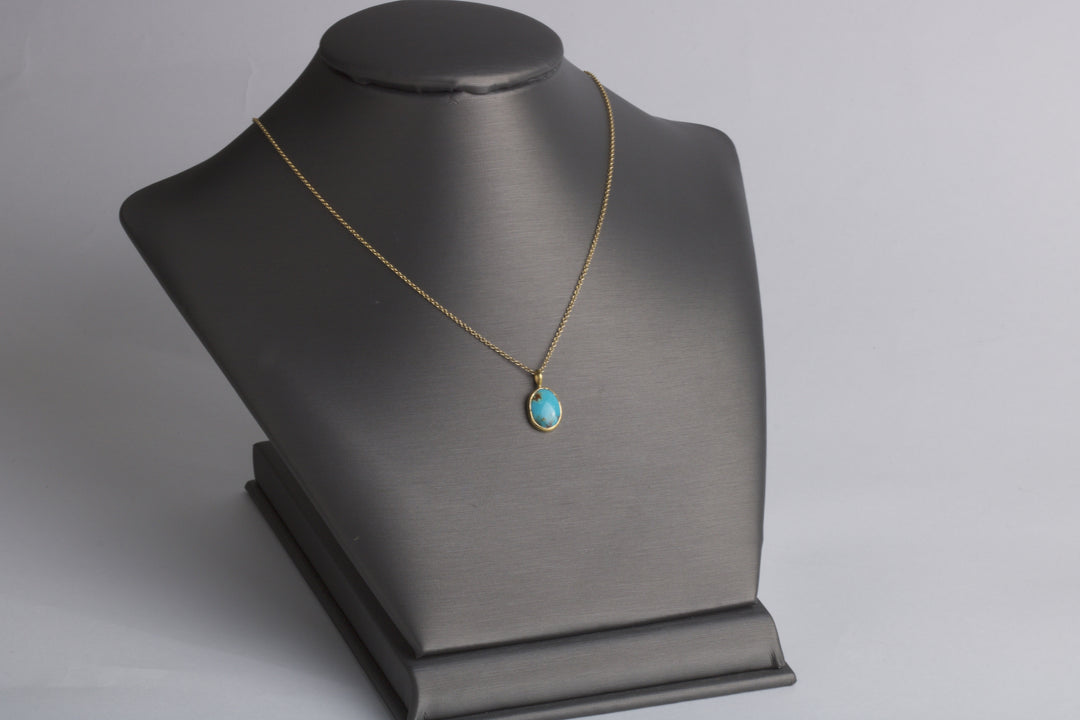 Turquoise Pendant 05924 - Ormachea Jewelry