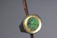 Load image into Gallery viewer, Uvarovite Statement Ring 06369 - Ormachea Jewelry
