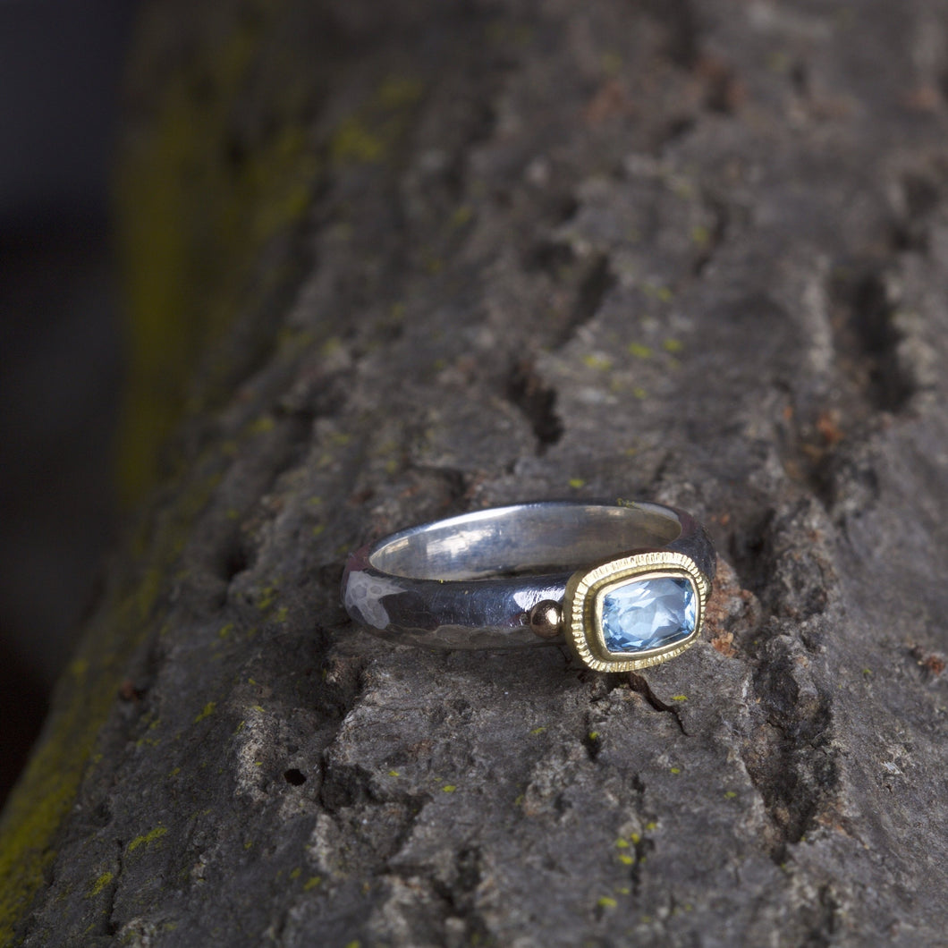 Aquamarine Ring 06764 - Ormachea Jewelry