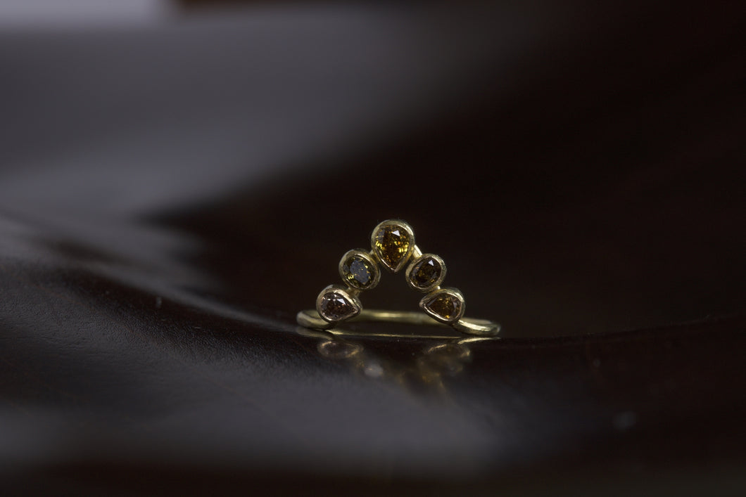 Diamond Stacking Ring 05085 - Ormachea Jewelry