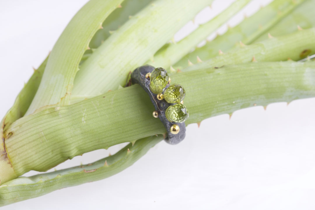 Peridot Ring 06051 - Ormachea Jewelry