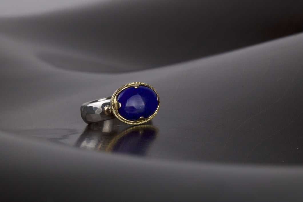 Lapis Lazuli Ring 05751 - Ormachea Jewelry