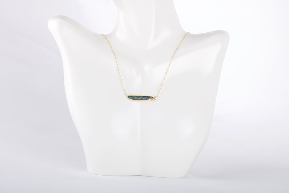 Opal Necklace 06193 - Ormachea Jewelry