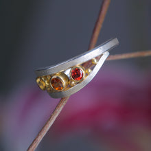 Load image into Gallery viewer, Hessonite Garnet Ring 05901 - Ormachea Jewelry

