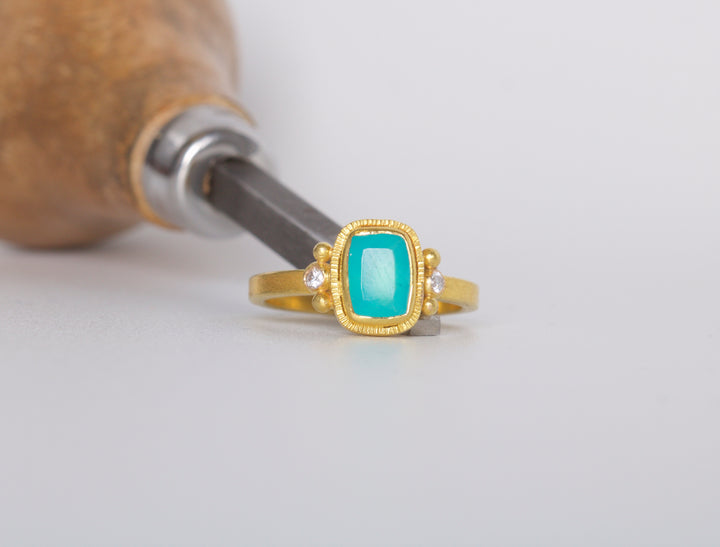 Peruvian Opal Ring 06801 - Ormachea Jewelry