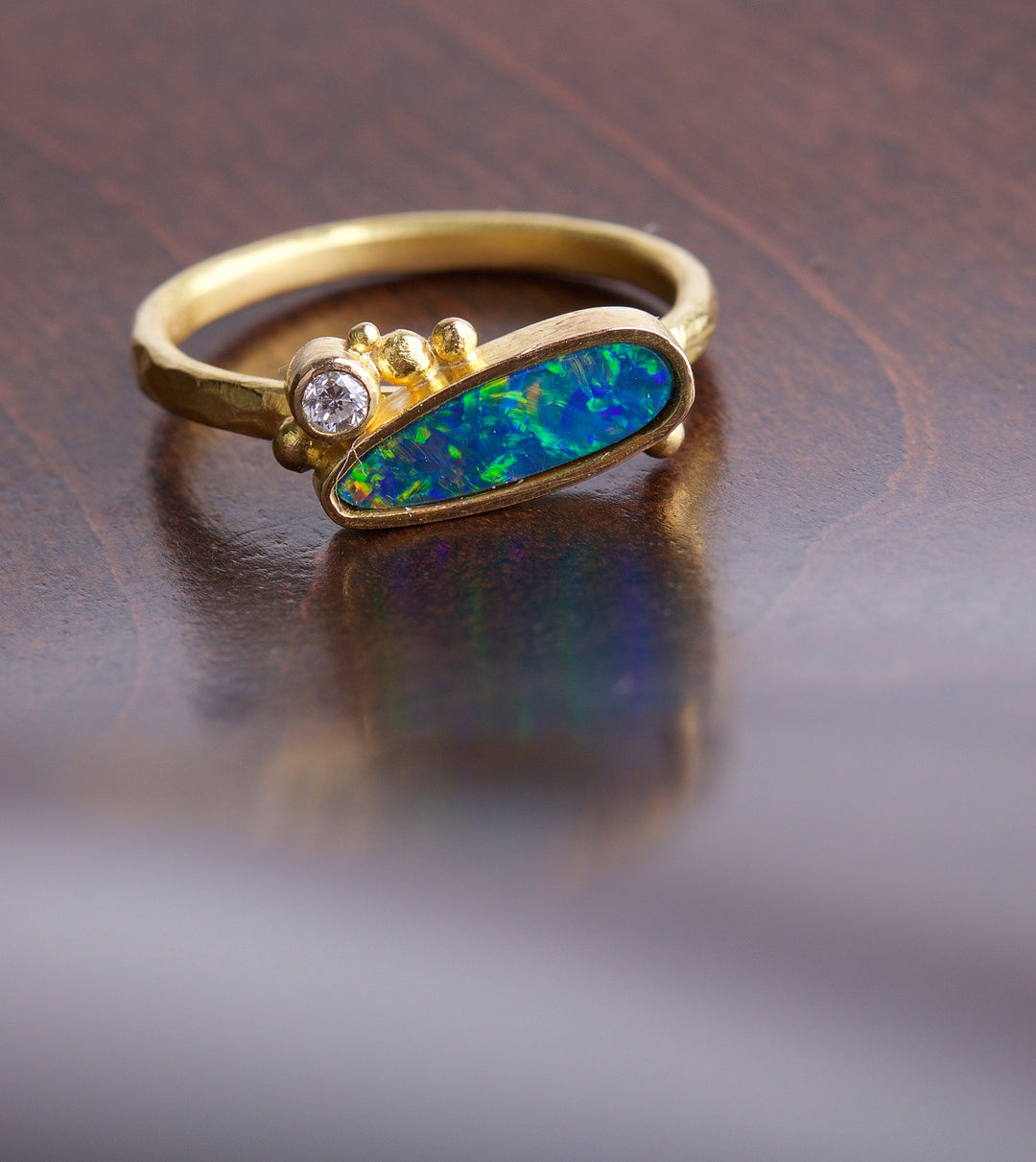 Opal Ring 05853 - Ormachea Jewelry