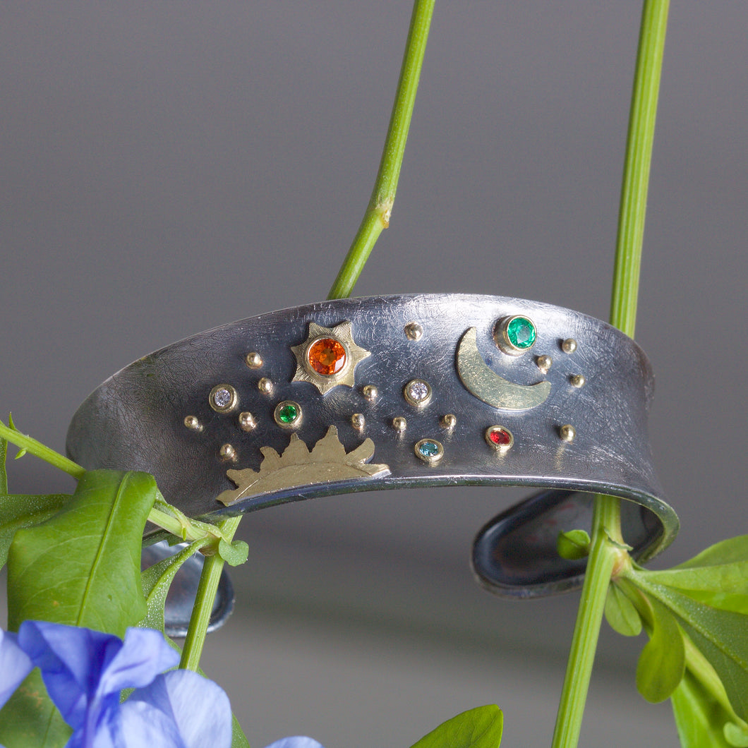 Sun and Moon Bracelet 05940 - Ormachea Jewelry