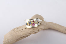 Load image into Gallery viewer, Sapphire Diamond Ring 04725 - Ormachea Jewelry
