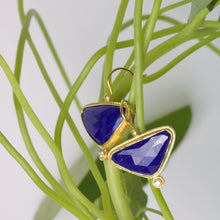 Load image into Gallery viewer, Lapis Earrings 06107 - Ormachea Jewelry
