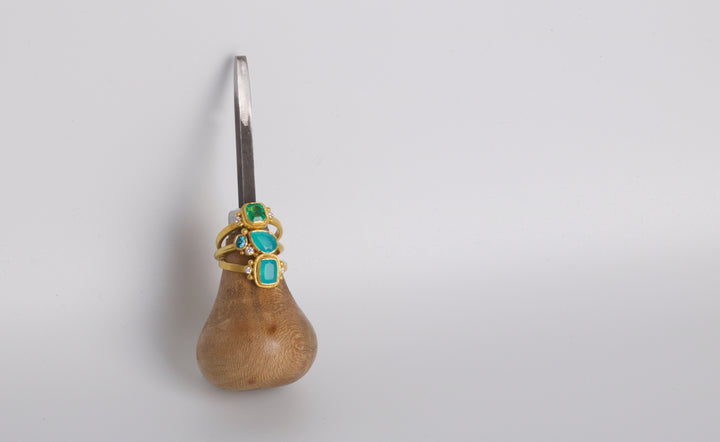 Peruvian Opal Ring 06799 - Ormachea Jewelry
