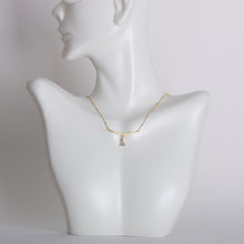 Load image into Gallery viewer, Gold Bar and Diamond Necklace 06204 - Ormachea Jewelry
