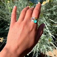 Load image into Gallery viewer, Garnet Stacking Ring 05881 - Ormachea Jewelry
