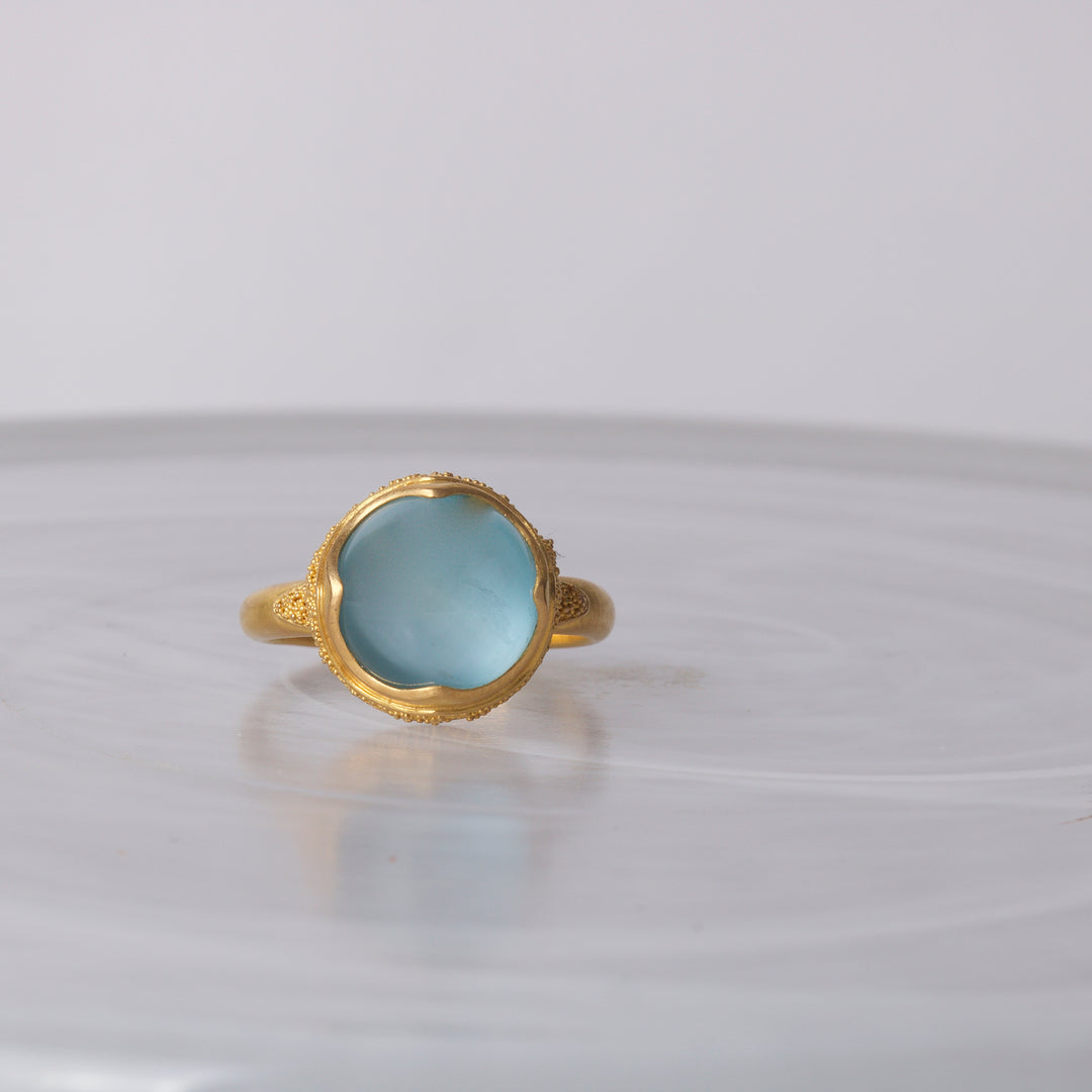 Moonstone Ring by Steve Battelle SB122 - Ormachea Jewelry