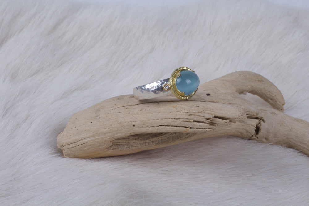 Aquamarine Ring 04762 - Ormachea Jewelry