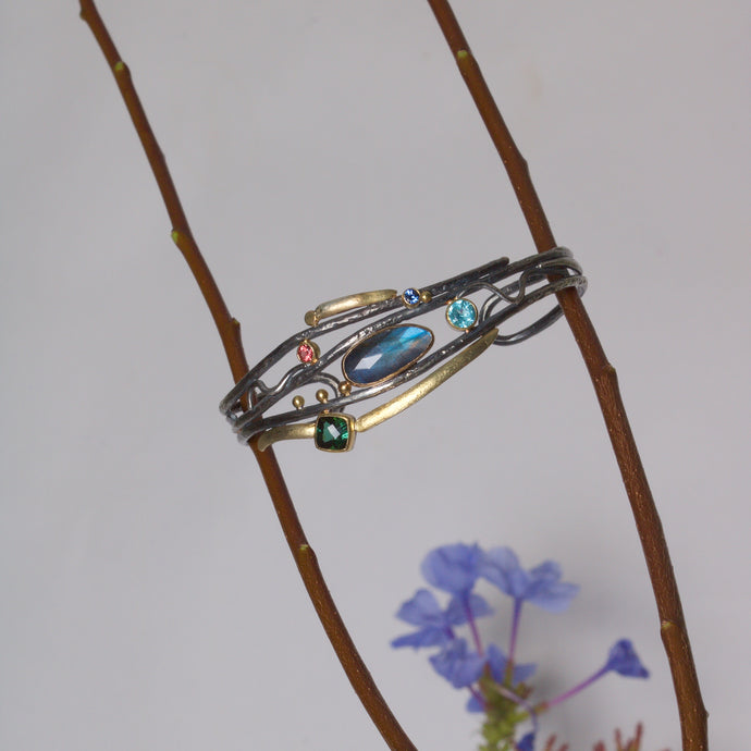 Mixed Gemstone Bracelet 06072 - Ormachea Jewelry